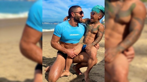 Sharok Adrian Zuki gay video on Gayteam 