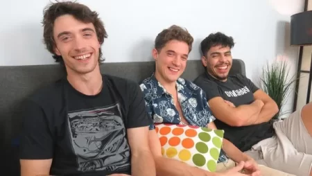 Andy Takes Two Cocks Double Penetrated – Ricky Bobby, Andy Adler, Bruce Garcia